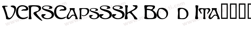 VCRSCapsSSK Bold Ita字体转换